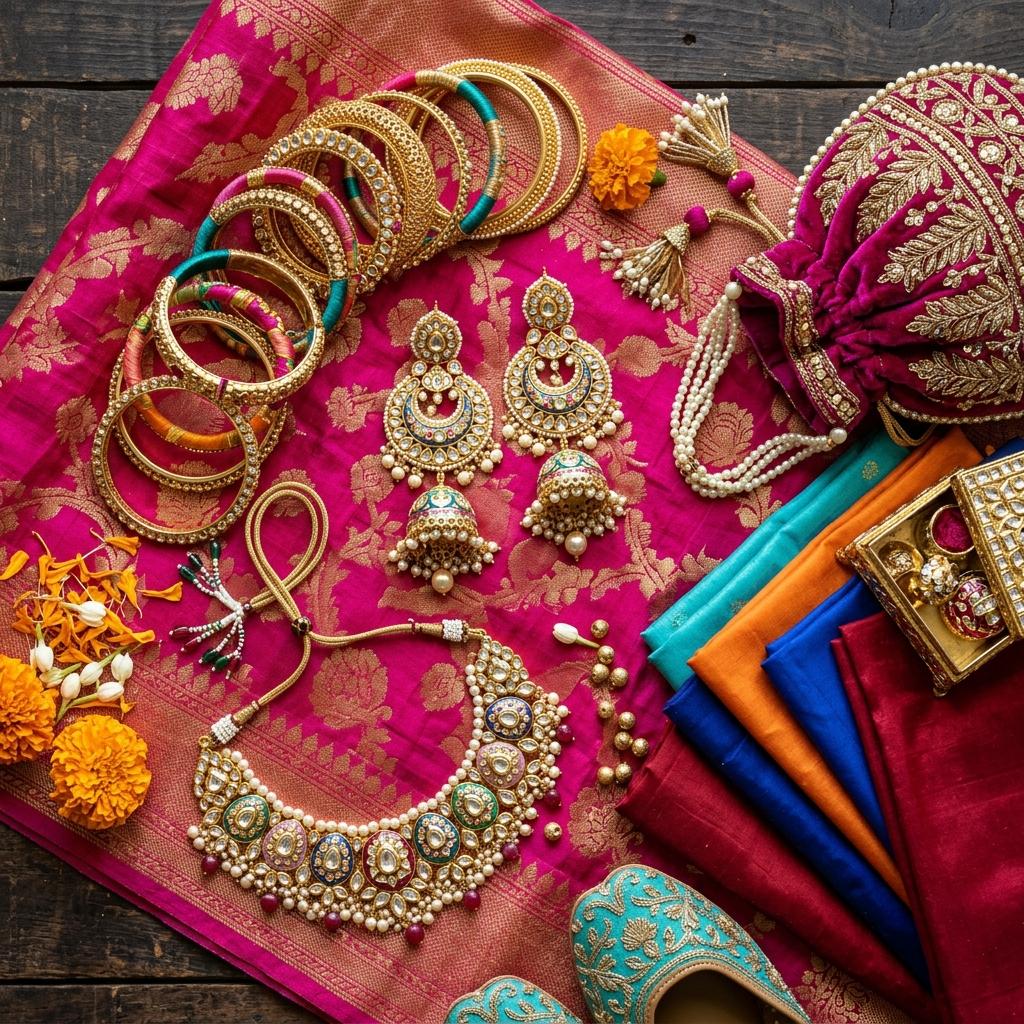 Emerald Green Saree Jewelry Matching Guide: Gold, Pearl, Kundan, and Contrast Ideas