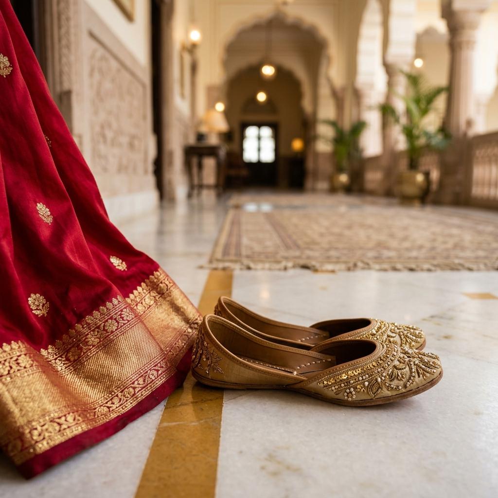 Footwear Essentials: How to Match Your Saree with the Perfect Pair